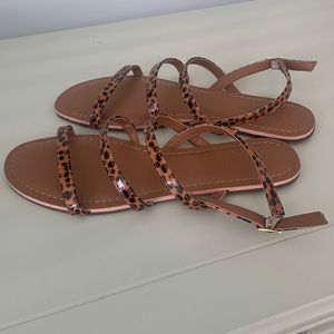 J. Crew Animal Print Sandal